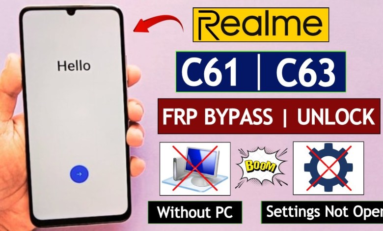 Unlocking Secrets: How to Bypass Google/FRP on Realme C61 & C63 with Android 14 Unlocking Secrets: How to Bypass Google/FRP on Realme C61 & C63 with Android 14