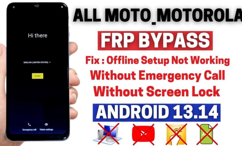 Unlock Any Motorola Phone with Android 12/13 – Screen Bypass Curiosity Unlock Any Motorola Phone with Android 12/13 – Screen Bypass Curiosity