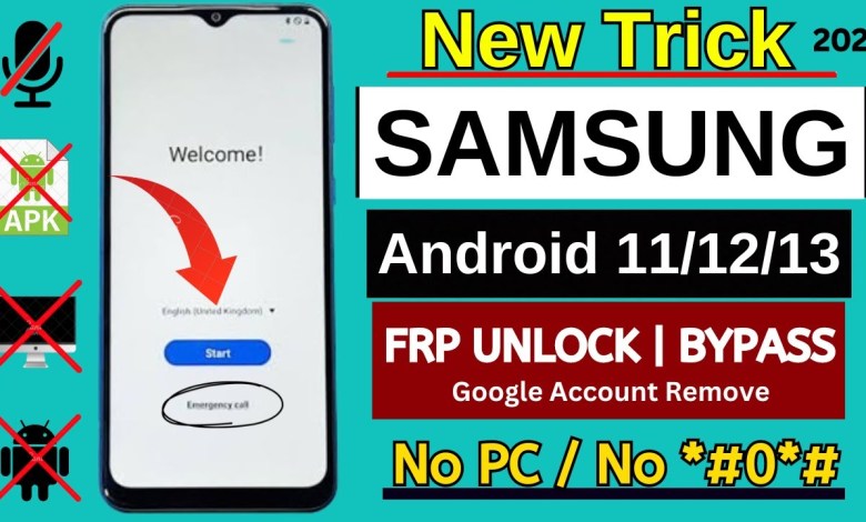 Without PC All Samsung FRP Bypass All Android 11/12/13 Without PC All Samsung FRP Bypass All Android 11/12/13