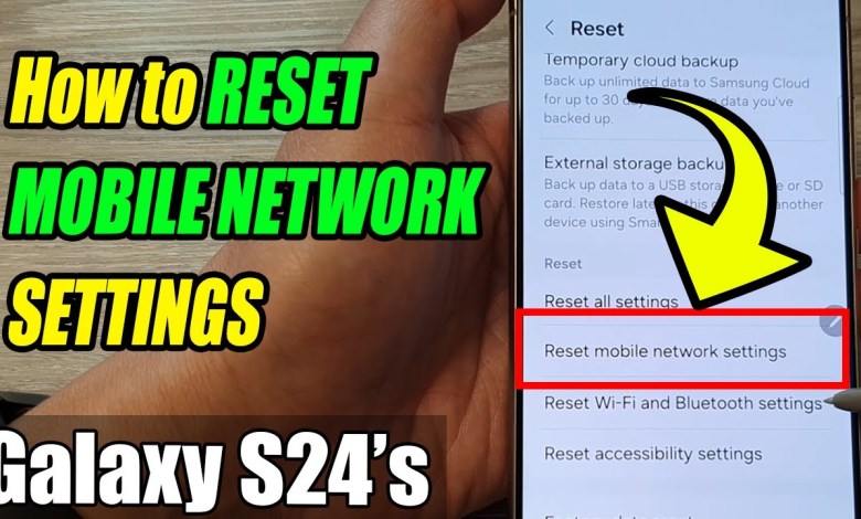 Galaxy S24/S24+/Ultra: How to RESET MOBILE NETWORK Galaxy S24/S24+/Ultra: How to RESET MOBILE NETWORK