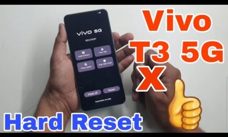 Vivo T3x 5G Hard Reset Vivo T3x 5G Hard Reset