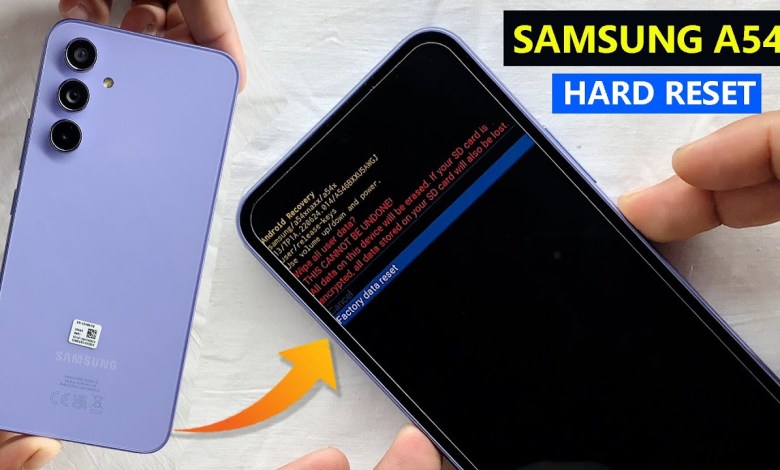 How To Hard Reset Samsung Galaxy A54 5G Samsung How To Hard Reset Samsung Galaxy A54 5G Samsung