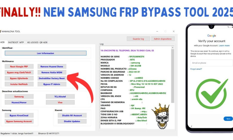 Unlock FRP on All Samsung Devices with this Tool! Find out how it works for Android 14/13/12 in 2025. Unlock FRP on All Samsung Devices with this Tool! Find out how it works for Android 14/13/12 in 2025.