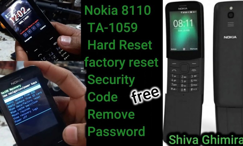 Nokia 8110 TA-1059 Hard Reset How To Hard Reset Nokia Nokia 8110 TA-1059 Hard Reset How To Hard Reset Nokia