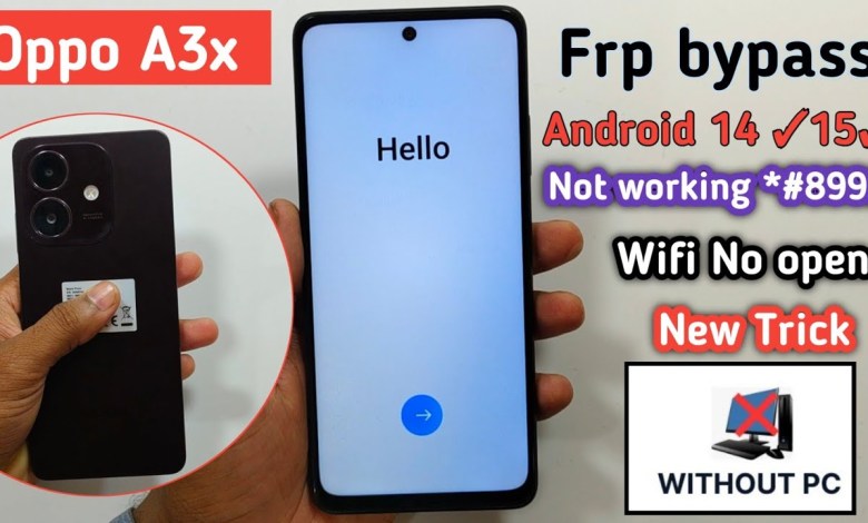 Unlocking Secrets: How to Bypass FRP on OPPO A3x Effortlessly! Unlocking Secrets: How to Bypass FRP on OPPO A3x Effortlessly!