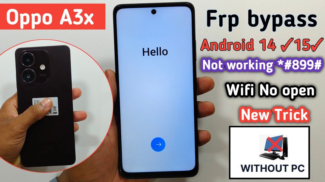 Unlocking Secrets: How to Bypass FRP on OPPO A3x Effortlessly! Unlocking Secrets: How to Bypass FRP on OPPO A3x Effortlessly!