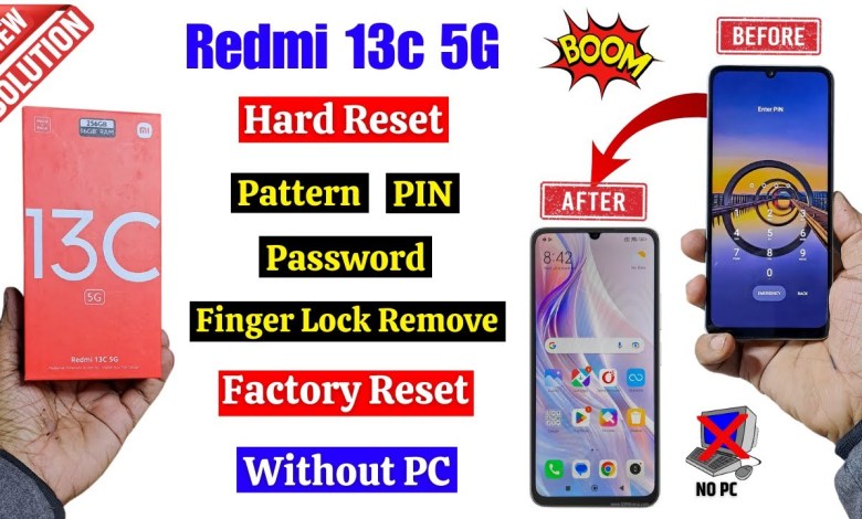 Redmi 13c 5g Factory Reset & Remove All Type Screen Redmi 13c 5g Factory Reset & Remove All Type Screen