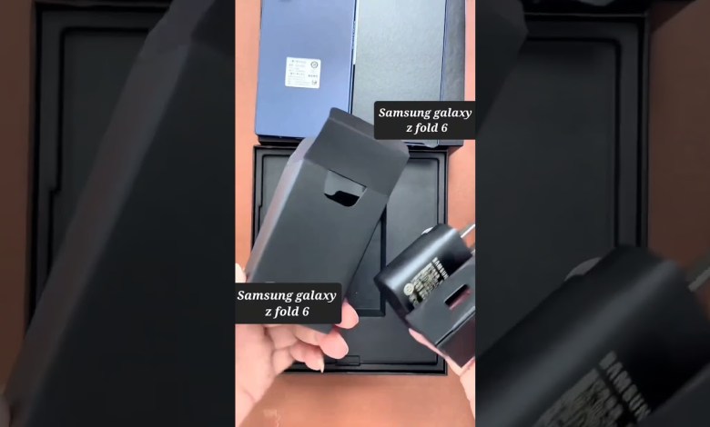 Unboxing Samsung galaxy z fold 6 Unboxing Samsung galaxy z fold 6
