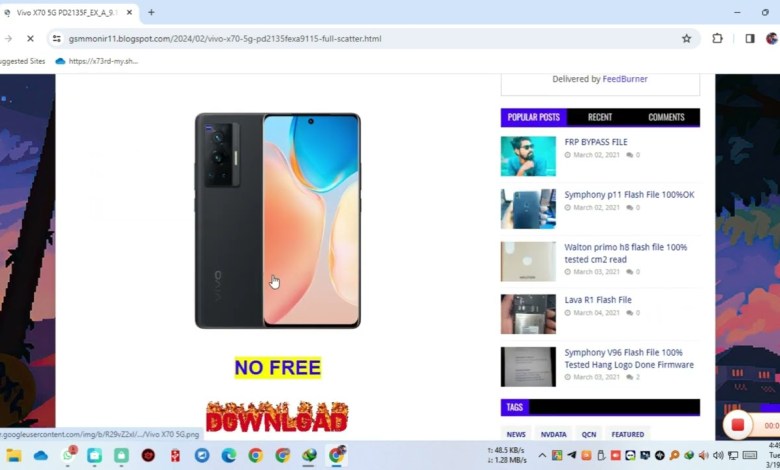 Vivo X70 5G PD2135F Full Scatter Firmwre by Unlock Tool Vivo X70 5G PD2135F Full Scatter Firmwre by Unlock Tool