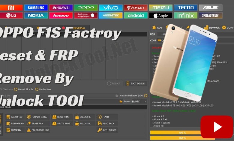 OPPO AFS1 Factroy Reset & Remove FRP By Unlock Tool OPPO AFS1 Factroy Reset & Remove FRP By Unlock Tool