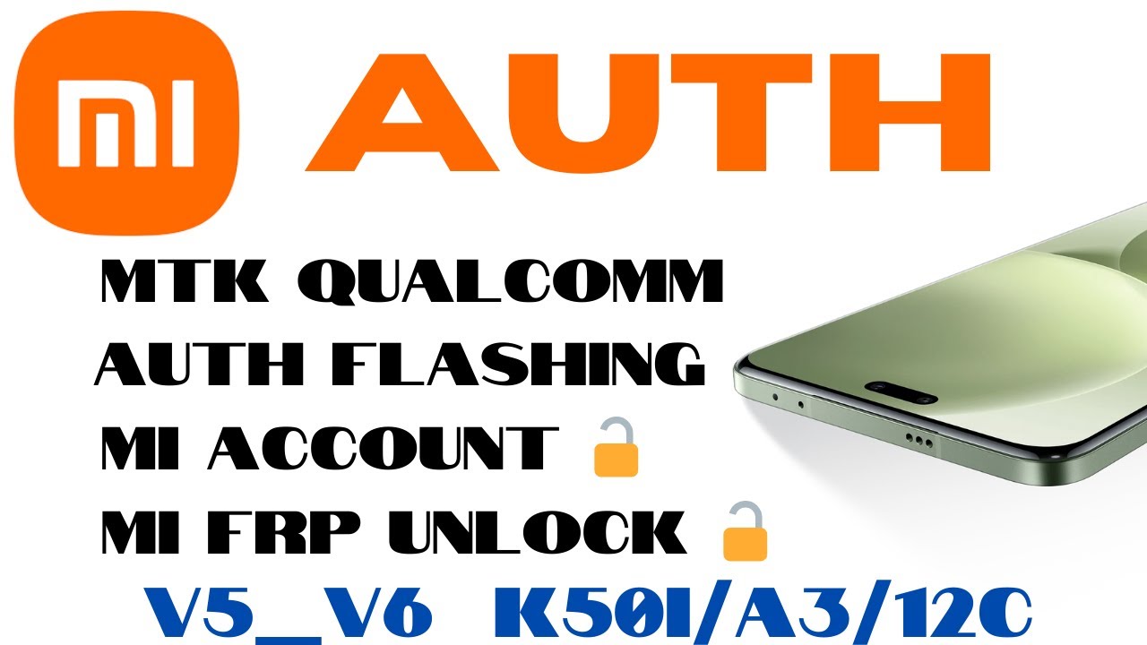 K50i MI ACCOUNT & FRP UNLOCK || AUTH FLASHING V5_V6 K50i MI ACCOUNT & FRP UNLOCK || AUTH FLASHING V5_V6