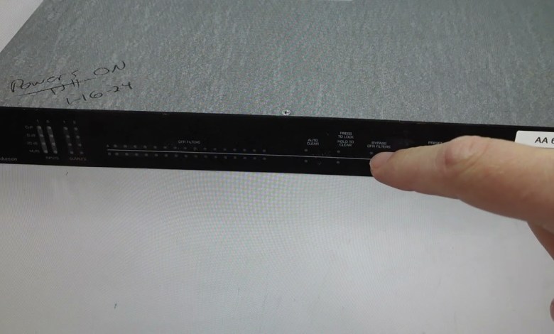 Hard Reset Shure DFR22 Audio Processor Hard Reset Shure DFR22 Audio Processor