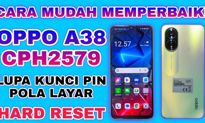 HOW TO RESET OPPO A38 FORGOTTEN SCREEN PATTERN PIN LOCK || FIX HOW TO RESET OPPO A38 FORGOTTEN SCREEN PATTERN PIN LOCK || FIX