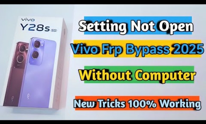 How to Bypass Frp on Vivo Y28s 5G and All Vivo Phones How to Bypass Frp on Vivo Y28s 5G and All Vivo Phones
