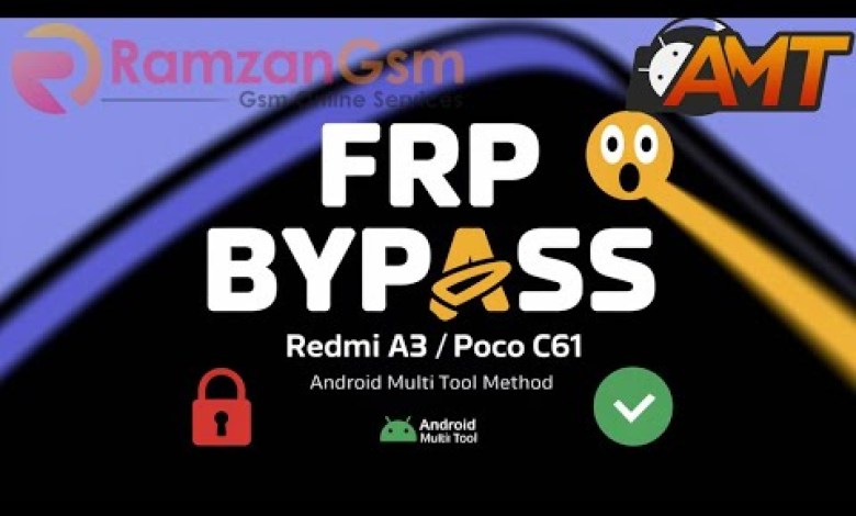 Unlock Redmi A3 / Poco C61 with this Android Multi Tool trick! Unlock Redmi A3 / Poco C61 with this Android Multi Tool trick!