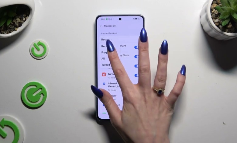 Oppo Reno11 F – How to Turn On/Off App Notifications | Oppo Reno11 F – How to Turn On/Off App Notifications |