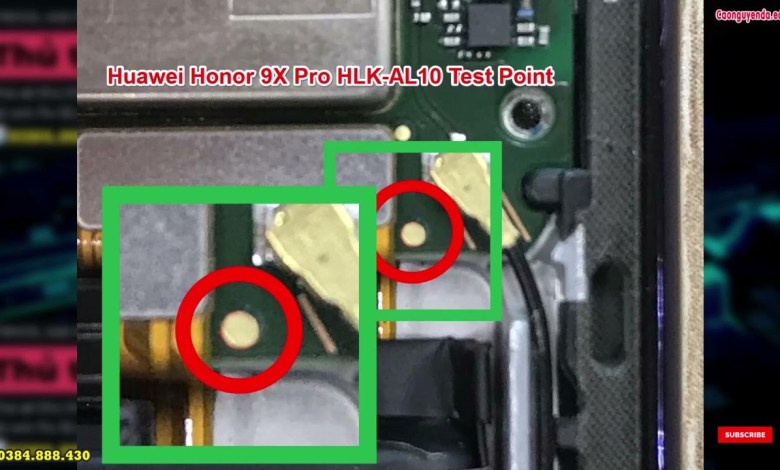 Huawei Honor 9X Pro HLK-AL10 Test Point Huawei Honor 9X Pro HLK-AL10 Test Point