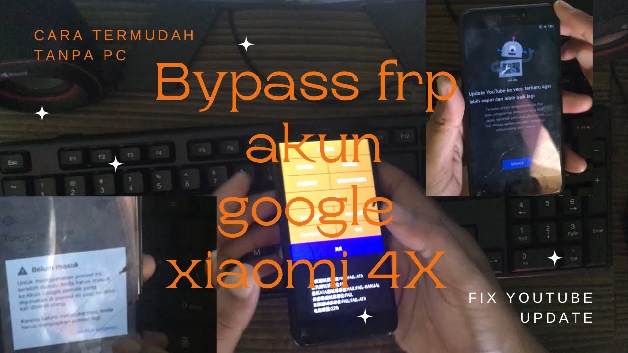Bypass frp akun google xiaomi redmi 4x fix youtube Bypass frp akun google xiaomi redmi 4x fix youtube
