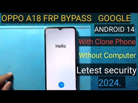 OPPO A18 FRP BYPASS !! OPPO (CPH2591) Google Account OPPO A18 FRP BYPASS !! OPPO (CPH2591) Google Account