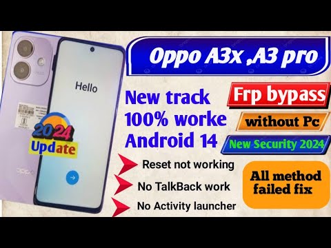 How to Bypass FRP on Oppo A3x without a PC, A3 Pro FRP Bypass Secrets Revealed! How to Bypass FRP on Oppo A3x without a PC, A3 Pro FRP Bypass Secrets Revealed!