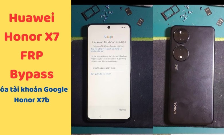 FRP Bypass Honor X7b / Delete Google Huawei account FRP Bypass Honor X7b / Delete Google Huawei account