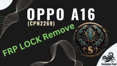 Oppo A16 (CPH2269) FRP Lock Remove by #ScorpionTool Oppo A16 (CPH2269) FRP Lock Remove by #ScorpionTool