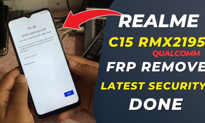 Realme C15 RMX2195 Qualcomm FRP Remove/Unlock, Passcode Realme C15 RMX2195 Qualcomm FRP Remove/Unlock, Passcode