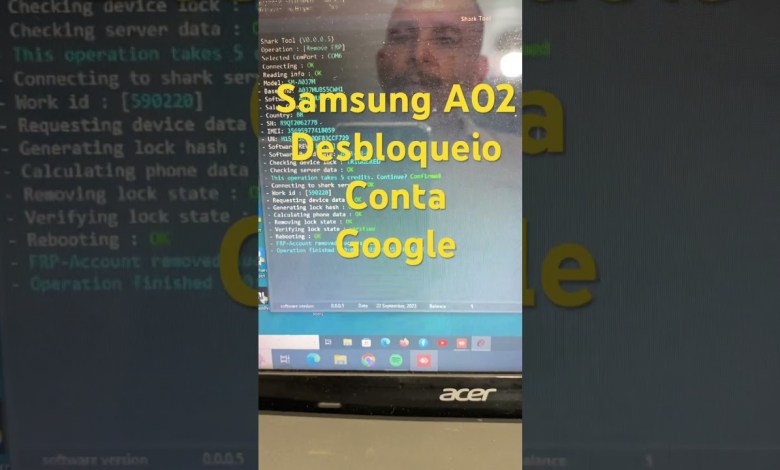 Desbloqueio frp bypass conta Google A03 #contagoogle Desbloqueio frp bypass conta Google A03 #contagoogle