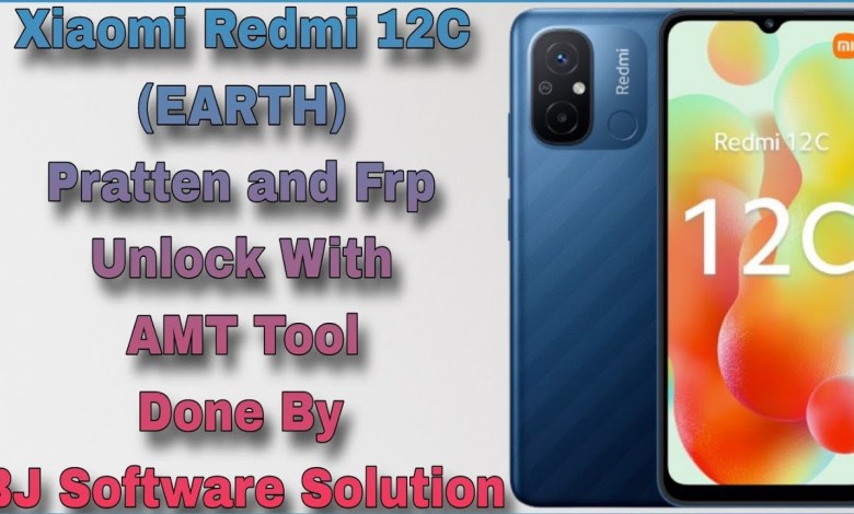 Xiaomi Redmi 12C EARTH Pratten and Frp Unlock With AMT Xiaomi Redmi 12C EARTH Pratten and Frp Unlock With AMT