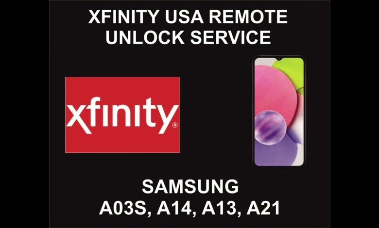 Xfinity USA Samsung Unlock Service, A03S, A14, A13, A21 Xfinity USA Samsung Unlock Service, A03S, A14, A13, A21