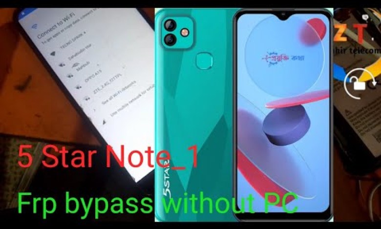 5 Star Note _1 Frp Bypass Without Pc | How to 5 star 5 Star Note _1 Frp Bypass Without Pc | How to 5 star