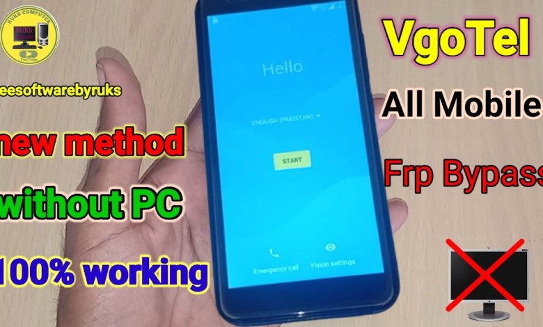 Vgo Tel All Mobile Frp Bypass without PC new method Vgo Tel All Mobile Frp Bypass without PC new method