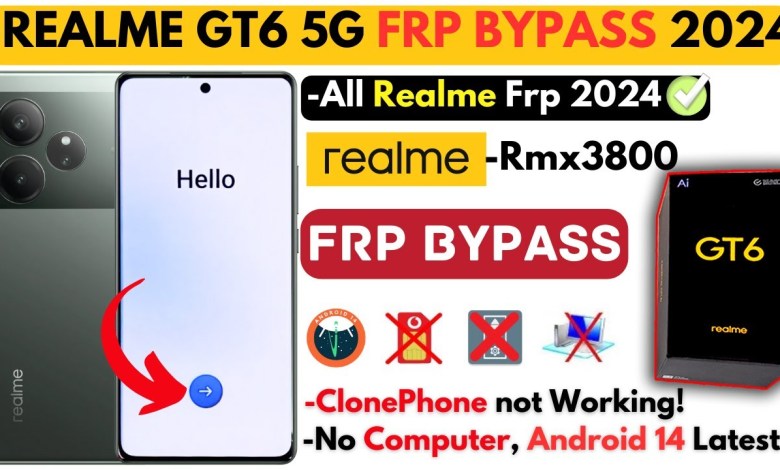 Discover How to Unlock Realme FRP Bypass 2024 Without PC on the Realme GT6 Discover How to Unlock Realme FRP Bypass 2024 Without PC on the Realme GT6
