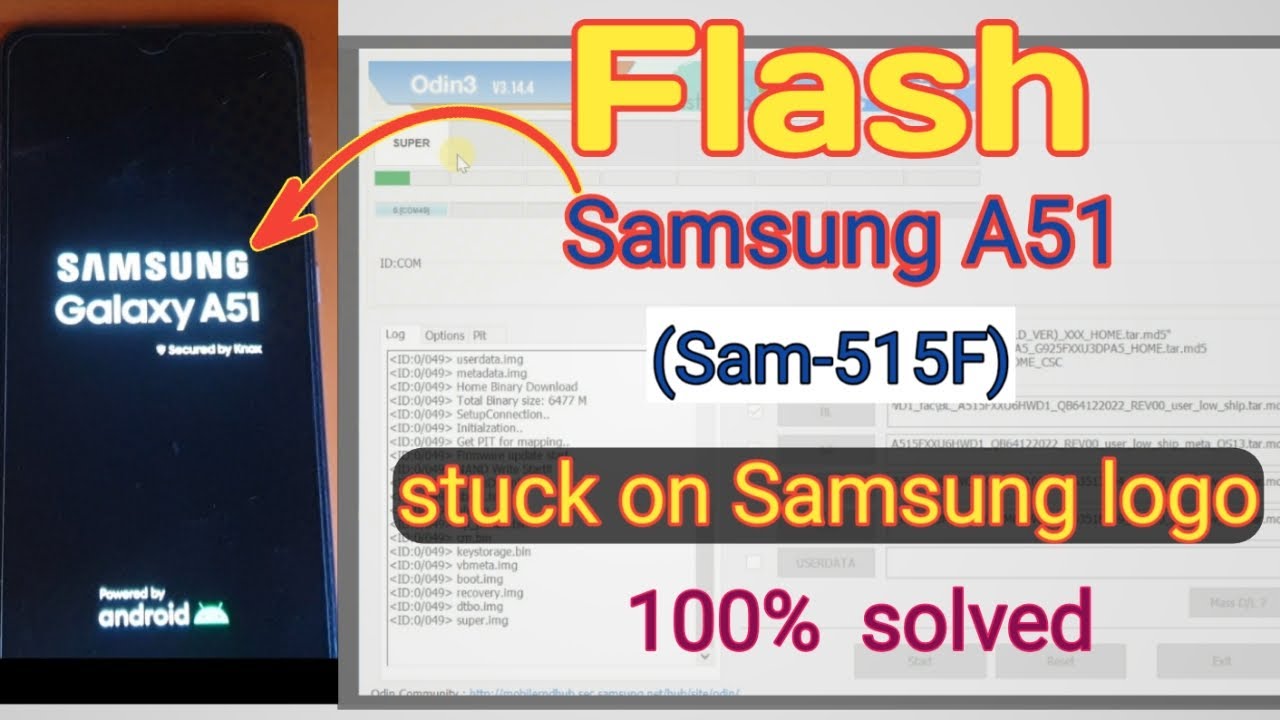How To Flash Samsung A51 (SM-A515F)|stuck on How To Flash Samsung A51 (SM-A515F)|stuck on