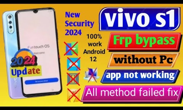 Unlock Vivo S1 FRP without a computer: Exciting New Method Revealed for 2024 Unlock Vivo S1 FRP without a computer: Exciting New Method Revealed for 2024