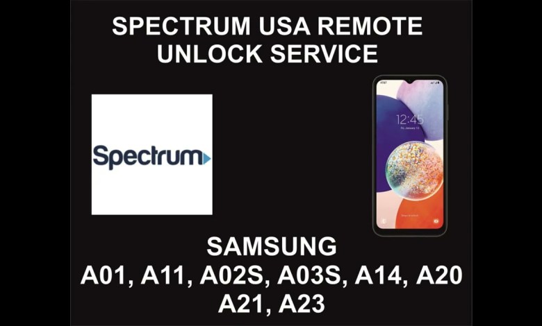 Spectrum USA Remote Unlock Service, Samsung A01, A02, Spectrum USA Remote Unlock Service, Samsung A01, A02,