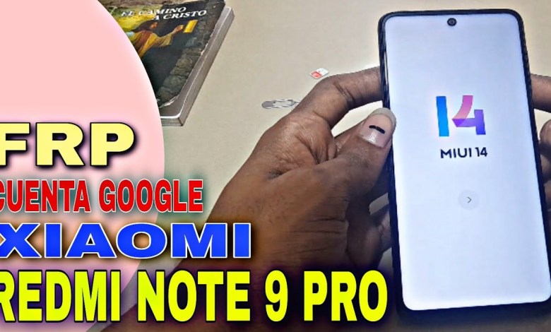 Frp Manual Redmi Note 9 Pro MIUI 14 | Delete account Frp Manual Redmi Note 9 Pro MIUI 14 | Delete account