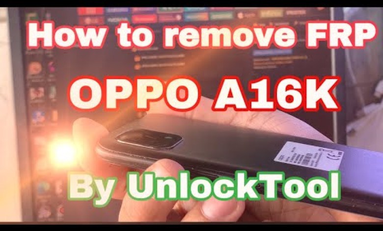 How to remove frp oppo a16k by unlock tool / how to remove frp How to remove frp oppo a16k by unlock tool / how to remove frp