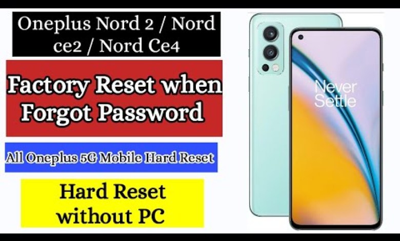 Oneplus Nord 2 Forgot Password Solution | Oneplus Hard Oneplus Nord 2 Forgot Password Solution | Oneplus Hard