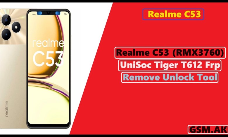 Realme C53 (RMX3760) UniSoc Tiger T612 Frp Remove Realme C53 (RMX3760) UniSoc Tiger T612 Frp Remove