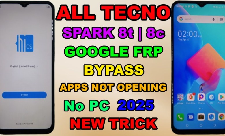How to Bypass FRP on Tecno Spark 8c and Fix Apps Not Opening How to Bypass FRP on Tecno Spark 8c and Fix Apps Not Opening