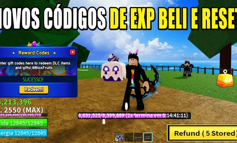NOVOS CÓDIGOS + 26 CÓDIGOS DE EXP BELI E RESET – blox NOVOS CÓDIGOS + 26 CÓDIGOS DE EXP BELI E RESET – blox