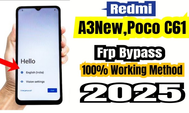 Unlocking Secrets: Bypass FRP on the New Redmi A3 & POCO C61 with Latest Android Tricks! Unlocking Secrets: Bypass FRP on the New Redmi A3 & POCO C61 with Latest Android Tricks!