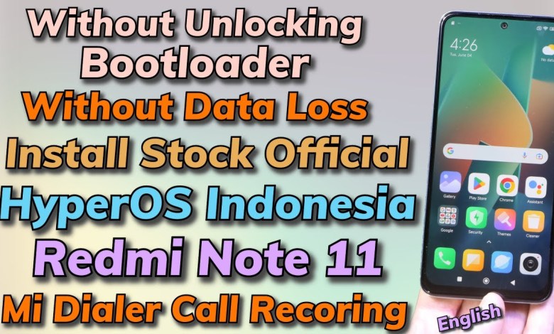 Install Indonesia Stock Official HyperOS on Lock Install Indonesia Stock Official HyperOS on Lock