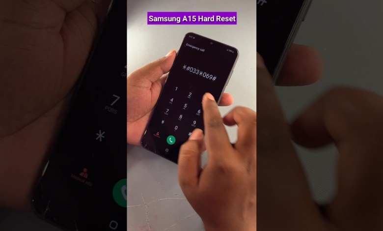 How to hard reset Samsung A15 #ytshorts #shorts How to hard reset Samsung A15 #ytshorts #shorts