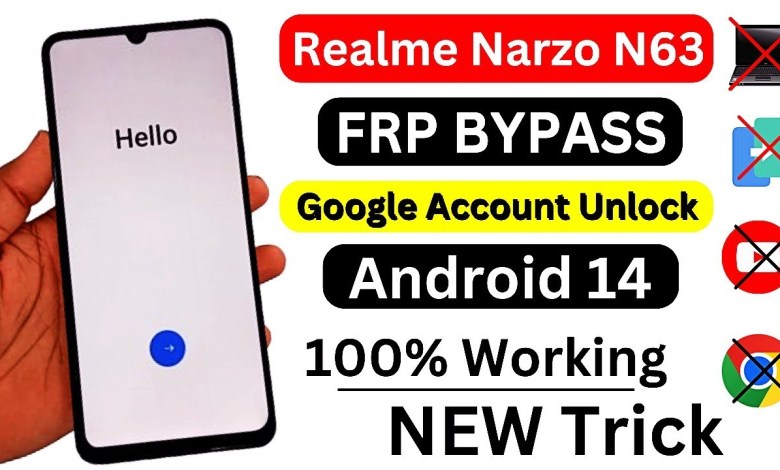 Unlock Realme Narzo N63 FRP Lock with Android 14 | What’s the New Trick for 2024? Unlock Realme Narzo N63 FRP Lock with Android 14 | What’s the New Trick for 2024?