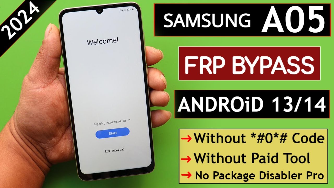 2024 – Samsung A05 Frp Bypass/Unlock *#0*# Code Not 2024 – Samsung A05 Frp Bypass/Unlock *#0*# Code Not