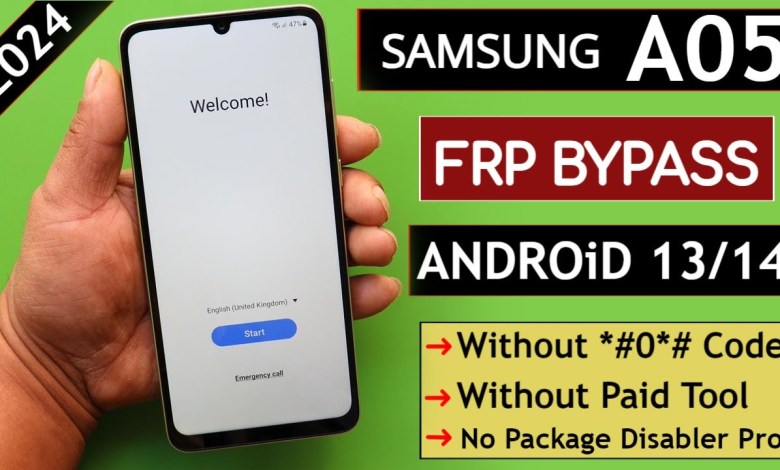 2024 – Samsung A05 Frp Bypass/Unlock *#0*# Code Not 2024 – Samsung A05 Frp Bypass/Unlock *#0*# Code Not