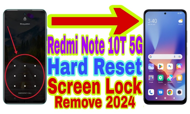Redmi Note 10T 5G Remove Screen Lock/Hard Reset 2024 | Redmi Note 10T 5G Remove Screen Lock/Hard Reset 2024 |