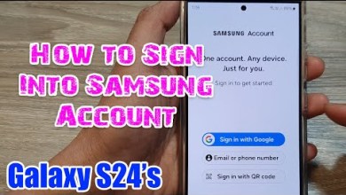 Galaxy S24/S24+/Ultra: How to Sign Into Samsung Galaxy S24/S24+/Ultra: How to Sign Into Samsung